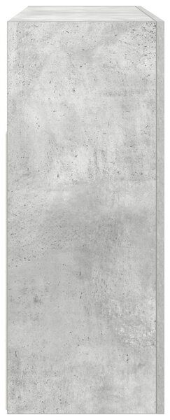 Oldalszekrény Beton Szürke Mérnöki Fa 116 x 30 x 75 cm Téglalap