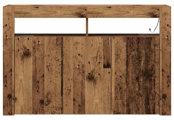 Tálaló Régi fa Mérnöki fa 116 x 30 x 75 cm Tálaló