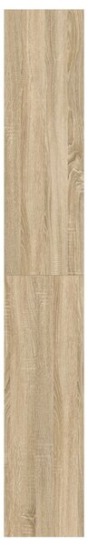 Könyvespolc Sonoma tölgy Mérnöki fa 100 x 30 x 198 cm Polcozás