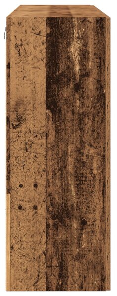 Falra Szerelhető Szekrények 2 db Régi Fa 69.5x34x90 cm Mérnöki Fa
