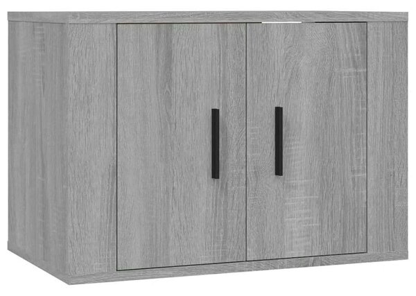 3 db Falra Szerelhető TV Szekrény - Sonoma Szürke - 57x34,5x40 cm