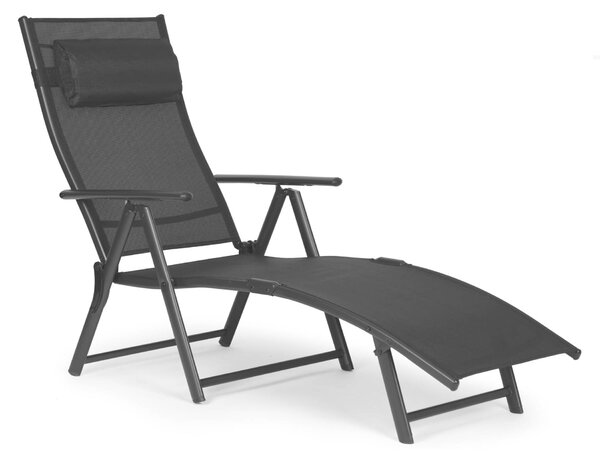 Kerti strandfotel, összecsukható, háttámla állítható, acélszerkezet. modernhome