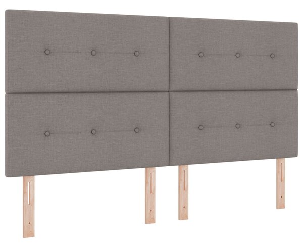 Box Spring Ágy Matraccal Taupe Super King Szövet