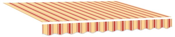 Behúzható napellenző Sárga 350 x 200 cm szövet