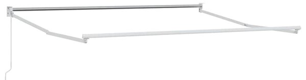 VidaXL Napernyő Narancs és Barna 350 x 250 x 165 cm Poliészter