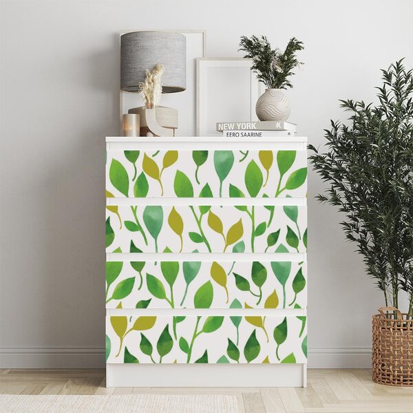 IKEA MALM bútormatrica - tavaszi levelek