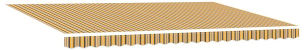 Behúzható napellenző Sokszínű 500 × 300 cm Vászon és Alumínium