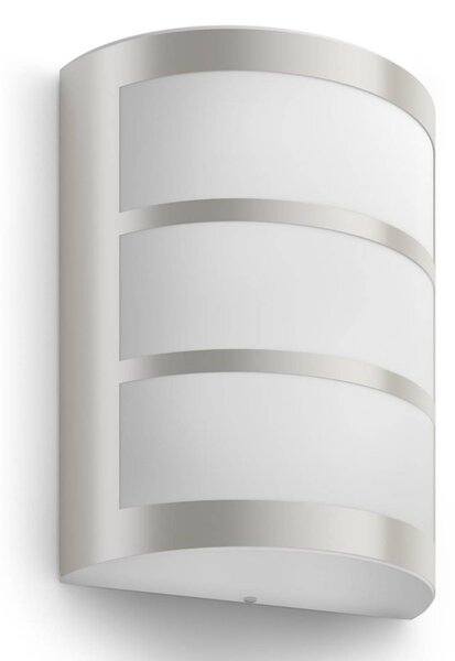 Philips Python LED kültéri fali világítás rozsdamentes acél, Alu / szürke / cink, Rozsdamentes acél, Modern