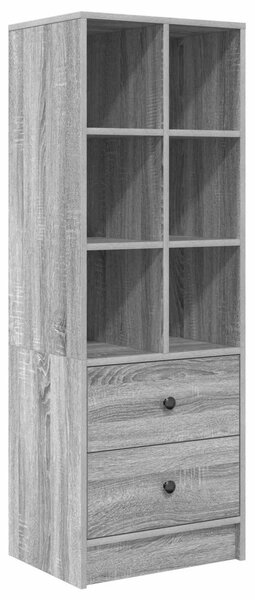 Asztal fiókkal 2 pcs Szürke Sonoma