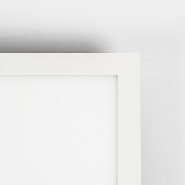 Lindby LED panel Luay, 120 x 30 cm, CCT, távirányító, dimmelhető, dimmelhető, Fehér / opál, Konyha, Műanyag, Modern