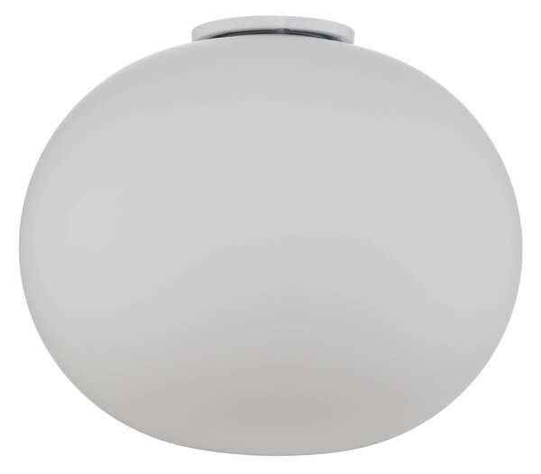 FLOS Glo-Ball - 33 cm-es gömb alakú mennyezeti lámpa, dimmelhető, Fehér / opál, Nappali / Étkező, Üveg, Dizájn