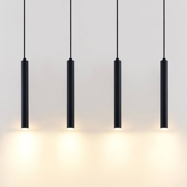 Arcchio Kammeron LED-es függőlámpa, fekete, fém, 80 cm, Fekete, Nappali / Étkező, fém, Modern