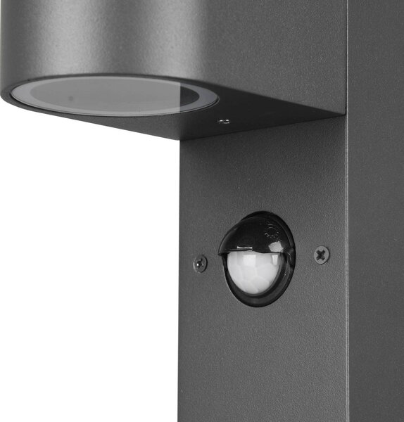 Trio Lighting Roya ösvény világítás, mozgásérzékelő, antracit, dimmelhető, Fekete, Alumínium, Modern
