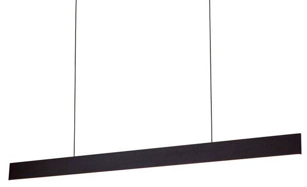 ORION LED függő világítás Gideon, fel-/le, fekete, dimmelhető, Fekete, Nappali / Étkező, Alumínium, Modern