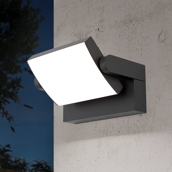 ORION LED külső fali világítás Ginger, IP54 CCT antracit, Fekete, Alumínium, Modern