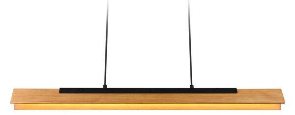 Trio Lighting LED lógó világítás Kerala érzékelős dimmerrel, dimmelhető, Világos fa, Nappali / Étkező, Fa, Modern
