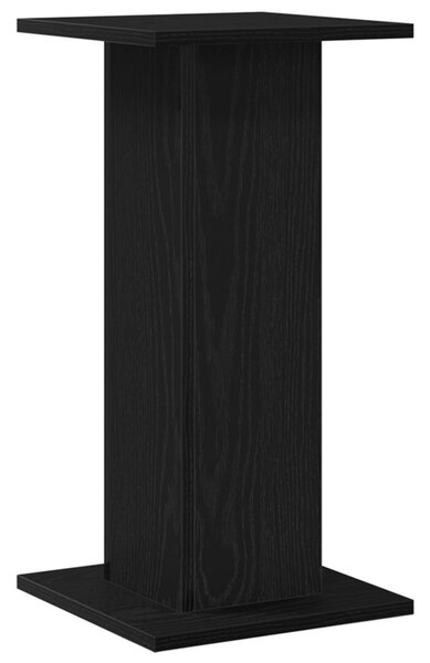 Növényállvány 2 db Fekete tölgy 30 x 30 x 60 cm Szerelt fa