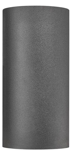 Nordlux Canto Maxi 2 kültéri fali lámpa, fekete, GU10, 17 cm, IP44, dimmelhető, Fekete, Alumínium, Modern