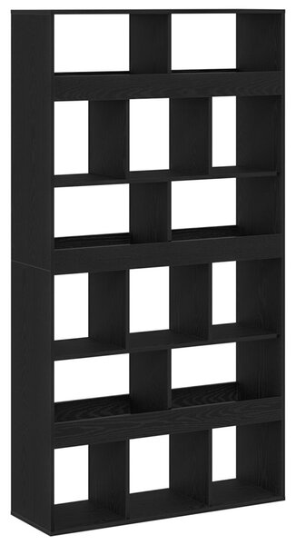 Könyvespolc 15 szintes 100 x 33 x 187,5 cm Fekete tölgy