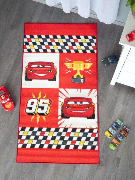 Cars - Verdák mintás gyerek szőnyeg 80*150 cm
