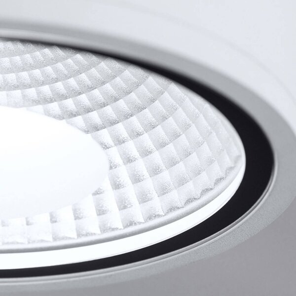 ORION LED mennyezeti spotlámpa Sputnik IP65 Ø 14,5 cm, Fehér / opál, Fürdőszoba, Alumínium, Modern