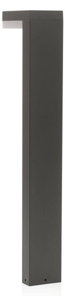 Lindby LED-es útvilágítás Dionys, magasság 70 cm, antracit, fém, Fekete, Rozsdamentes acél, Modern