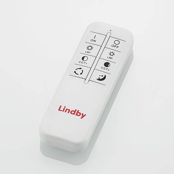 Lindby LED mennyezeti lámpa Lanira, Ø 60 cm, fa, távirányító, CCT, dimmelhető, Világos fa, Nappali / Étkező, Fa, Modern