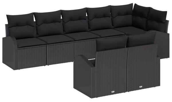Kerti Kanapé Szett 8 pcs polirattan