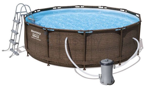 Bestway Steel Pro MAX Deluxe 366x100cm Fémvázas medence létrával és szivattyúval
