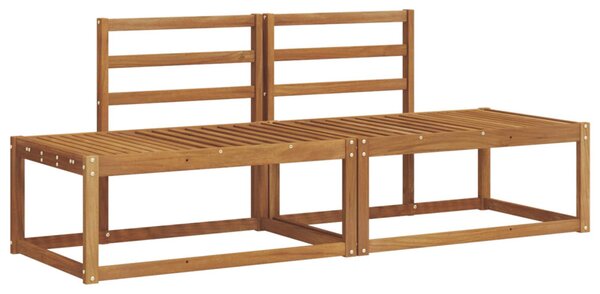 VidaXL Kültéri kanapé szett 2 pcs Természetes 182,5 x 63 x 73 cm