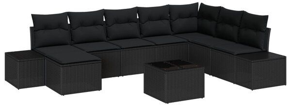 Kerti Kanapé Szett 9 db polirattan