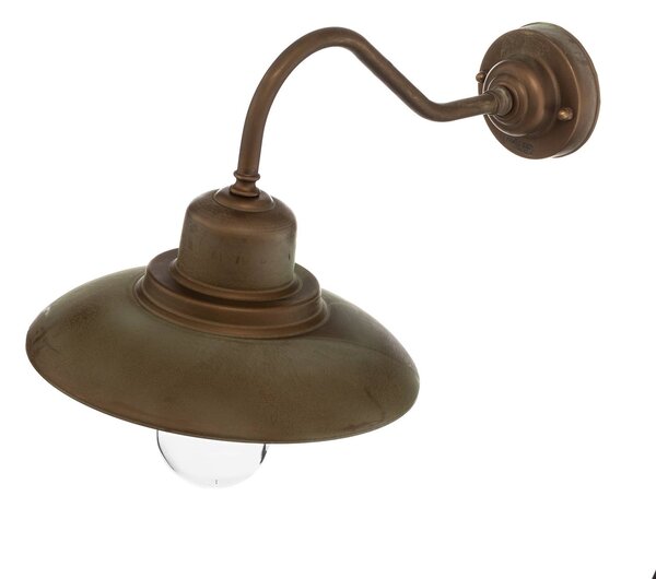 Moretti Luce Külső fali világítás, sárgaréz réz, antikolt, Bronz / antik sárgaréz, Sárgaréz, Tengeri
