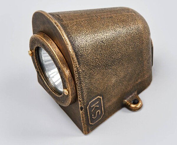 K.S. Verlichting Bronz színű kültéri fali lámpa Offshore, Bronz / antik sárgaréz, Sárgaréz, Antik