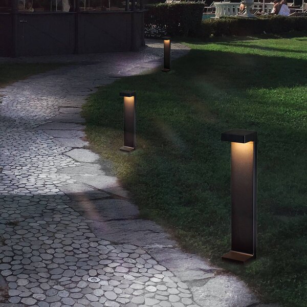 Viokef Quadro LED talapzati lámpa, Fekete, Alumínium, Modern