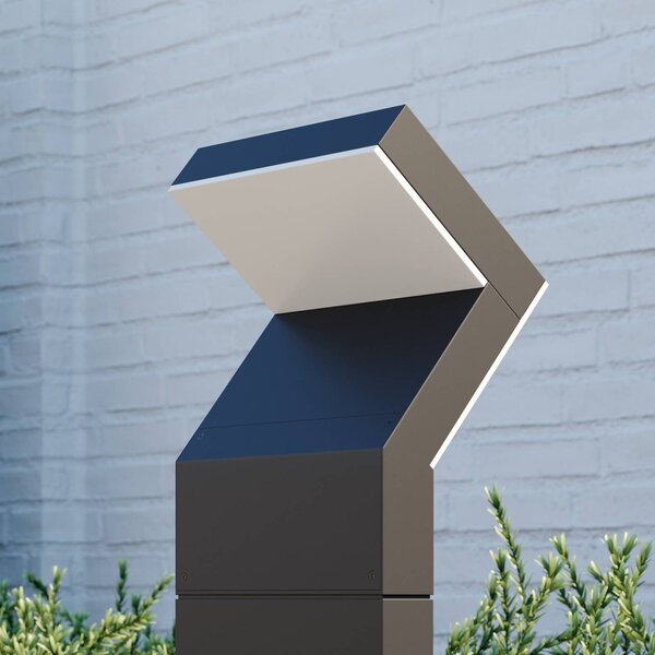Arcchio LED állványlámpa Havin, antracit, fém, 60cm, Fekete, Alumínium, Modern