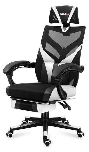 Huzaro Combat 5.0 Gamer szék - Fekete/Fehér