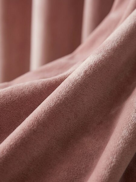 Sinsay - Velúr függöny szalagos felfüggesztéssel - pasztellpink