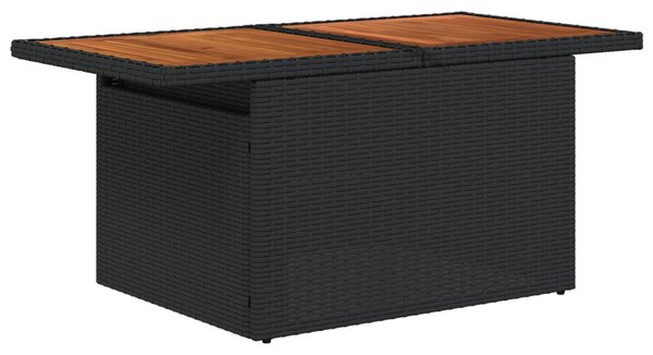 Kert étkező szett párnával 9 pcs Fekete és Barna