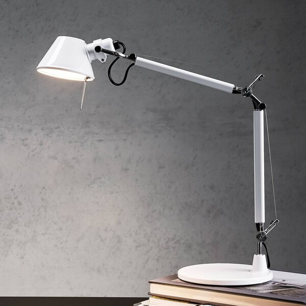 Artemide Tolomeo Micro asztali világítás, fehér, Fehér / opál, Dolgozószoba / Iroda, Alumínium, Dizájn