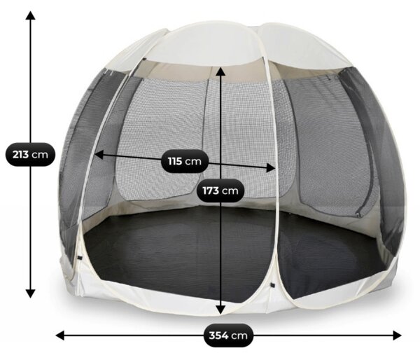 CAMA kerti pavilon, 354 cm