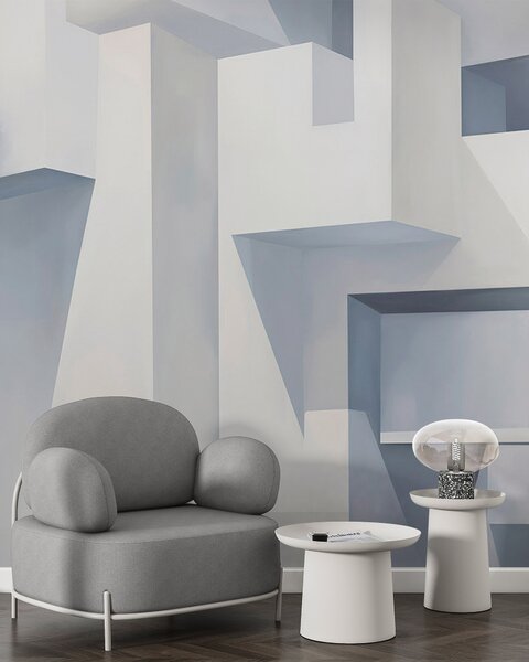 Fotótapéta Geometriai absztrakció, 3d fotótapéta, Fotótapéta 3d geometriai alakzatok, w05823 : Uwalls.hu