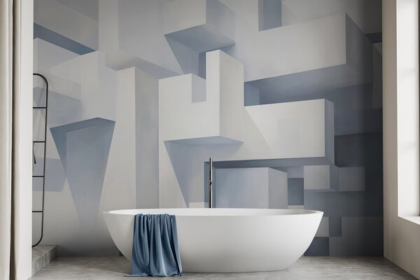 Fotótapéta Geometriai absztrakció, 3d fotótapéta, Fotótapéta 3d geometriai alakzatok, w05823 : Uwalls.hu