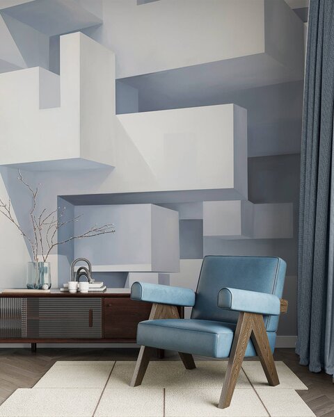 Fotótapéta Geometriai absztrakció, 3d fotótapéta, Fotótapéta 3d geometriai alakzatok, w05823 : Uwalls.hu