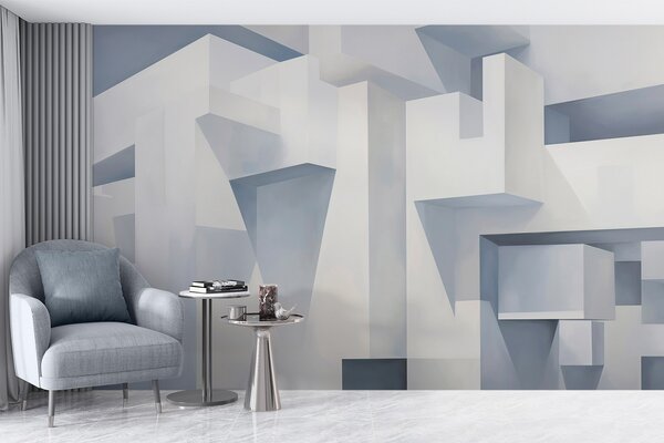 Fotótapéta Geometriai absztrakció, 3d fotótapéta, Fotótapéta 3d geometriai alakzatok, w05823 : Uwalls.hu