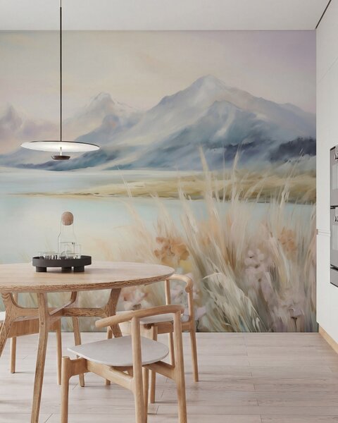 Fotótapéta Tó és hegyek, Természet fotótapéta, w05824 : Uwalls.hu