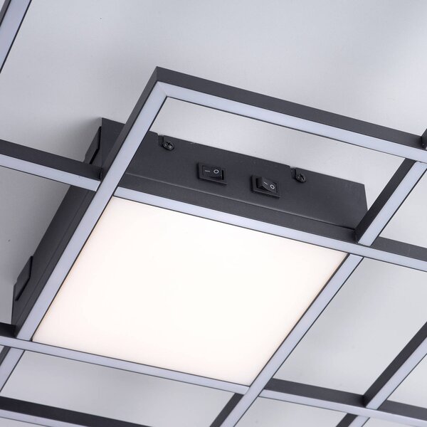 Q-Smart-Home Paul Neuhaus Q-ASMIN LED menny. lámpa 80 x cm, dimmelhető, Fekete, Nappali / Étkező, Műanyag, Modern