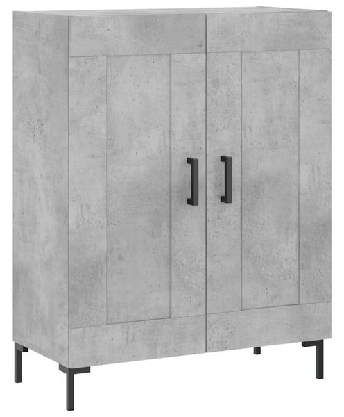 Modern Magas Szekrény - Beton Szürke - 180 cm