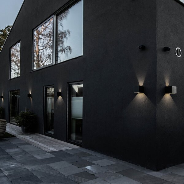 Kültéri Lámpa LIGHT-POINT, Cube, dimmable, Fekete, Alumínium, Dizájn