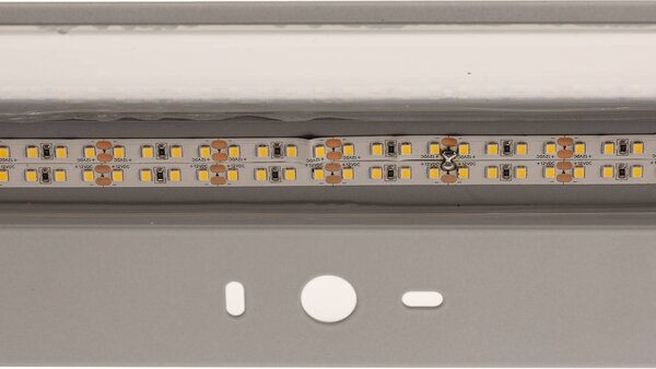 MCJ Mera LED fali lámpa, szélesség 120 cm, alumínium, 4,000K, Alu / szürke / cink, Folyosó, fém, Modern