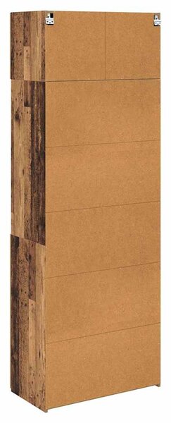 Tárolószekrény Öreg fa 80 x 42,5 x 225 cm Faanyag